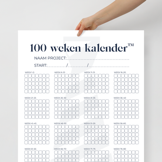 100 Weken Kalender