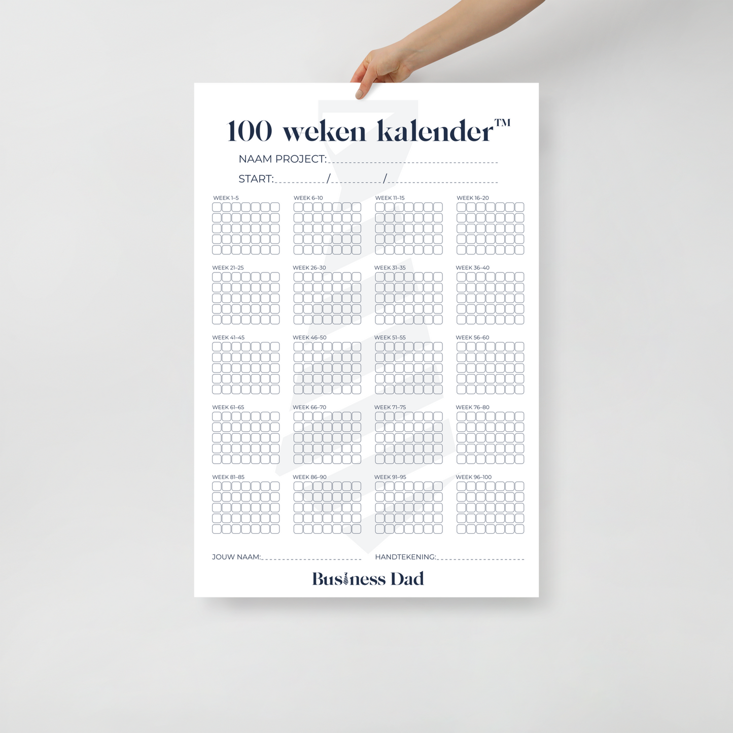 100 Weken Kalender